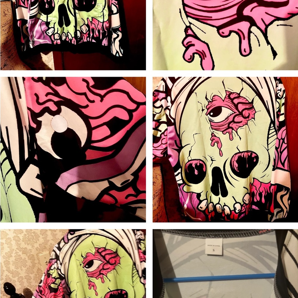 Source Unknown Multicolor Graphic Jacket